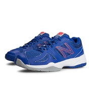 Women's Court New Balance 696 Blue with Pink & White R100c1474